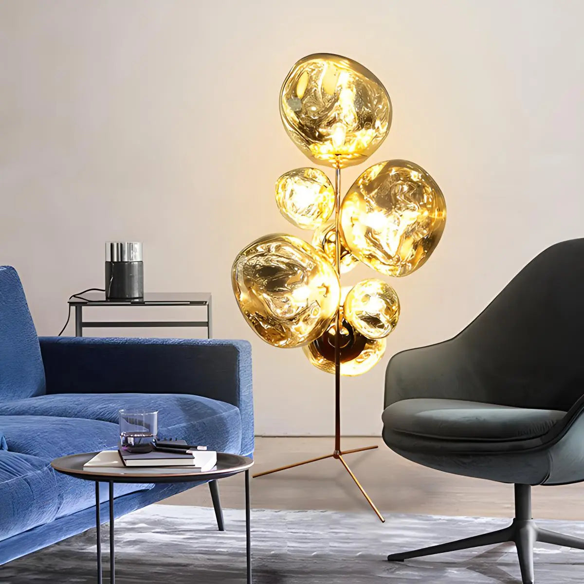 Feyran Multi-Light Melt Lava Floor Lamp