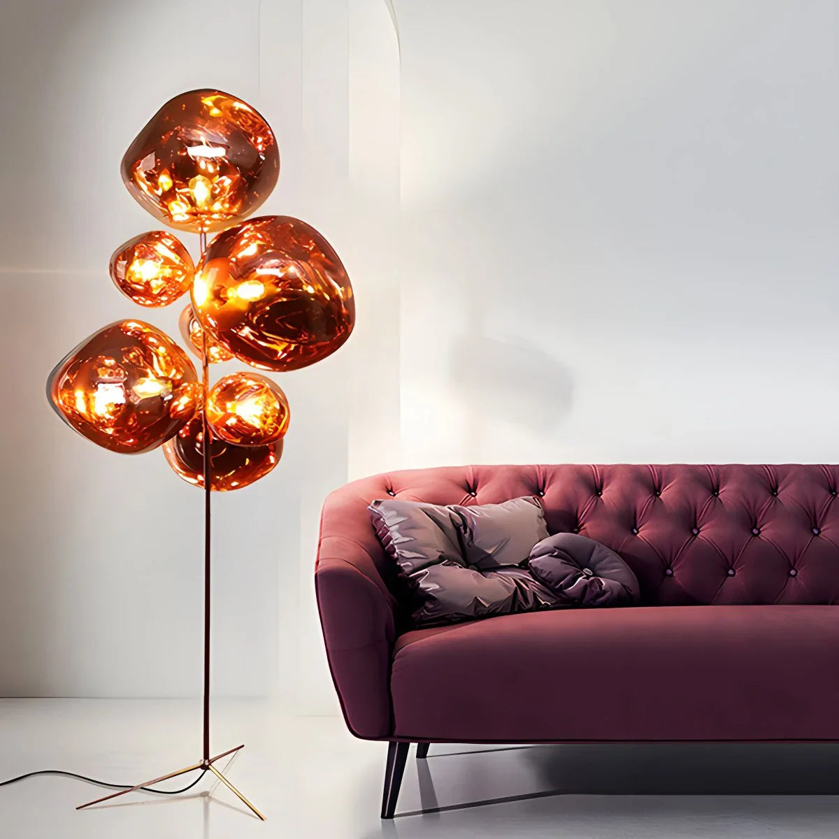 Feyran Multi-Light Melt Lava Floor Lamp