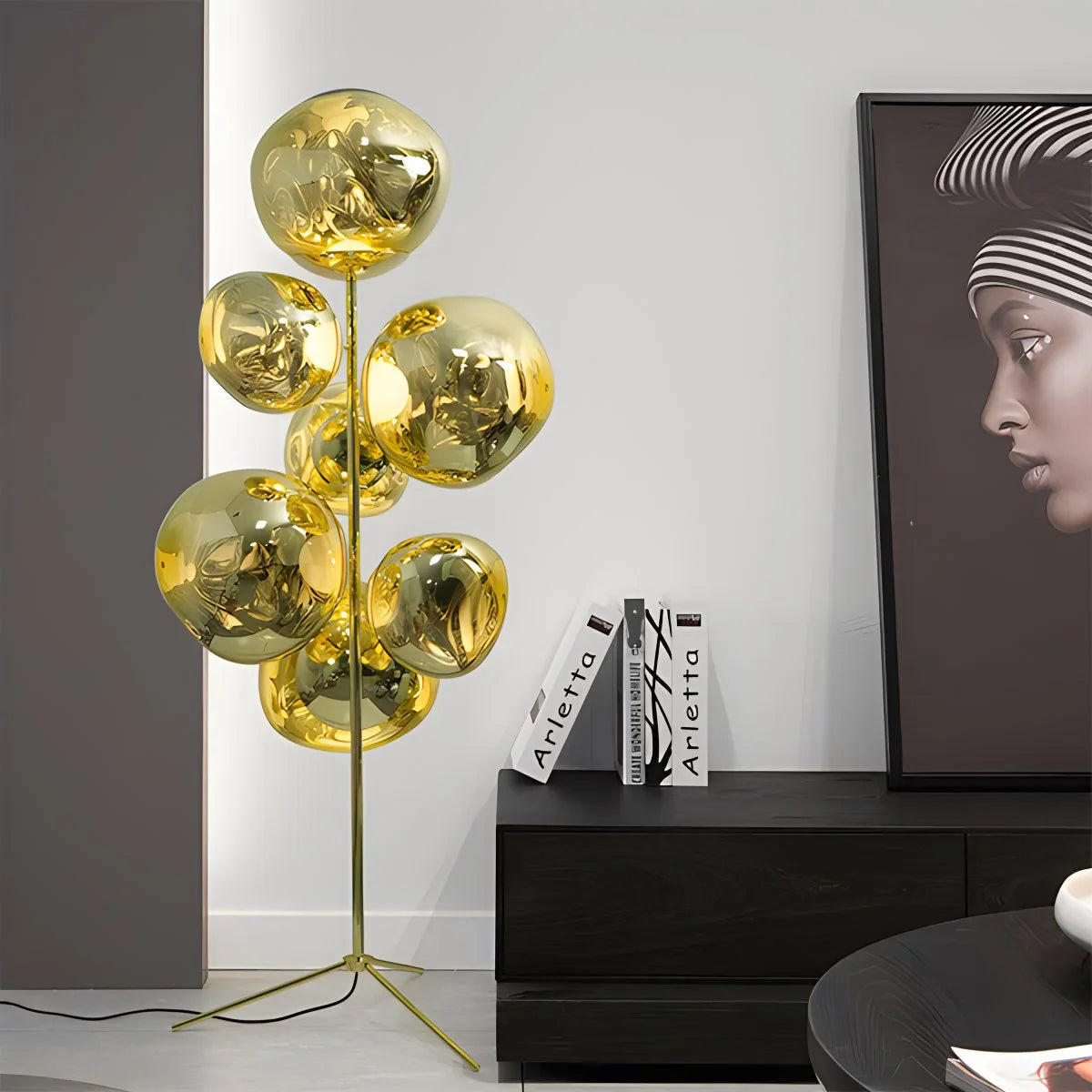 Feyran Multi-Light Melt Lava Floor Lamp