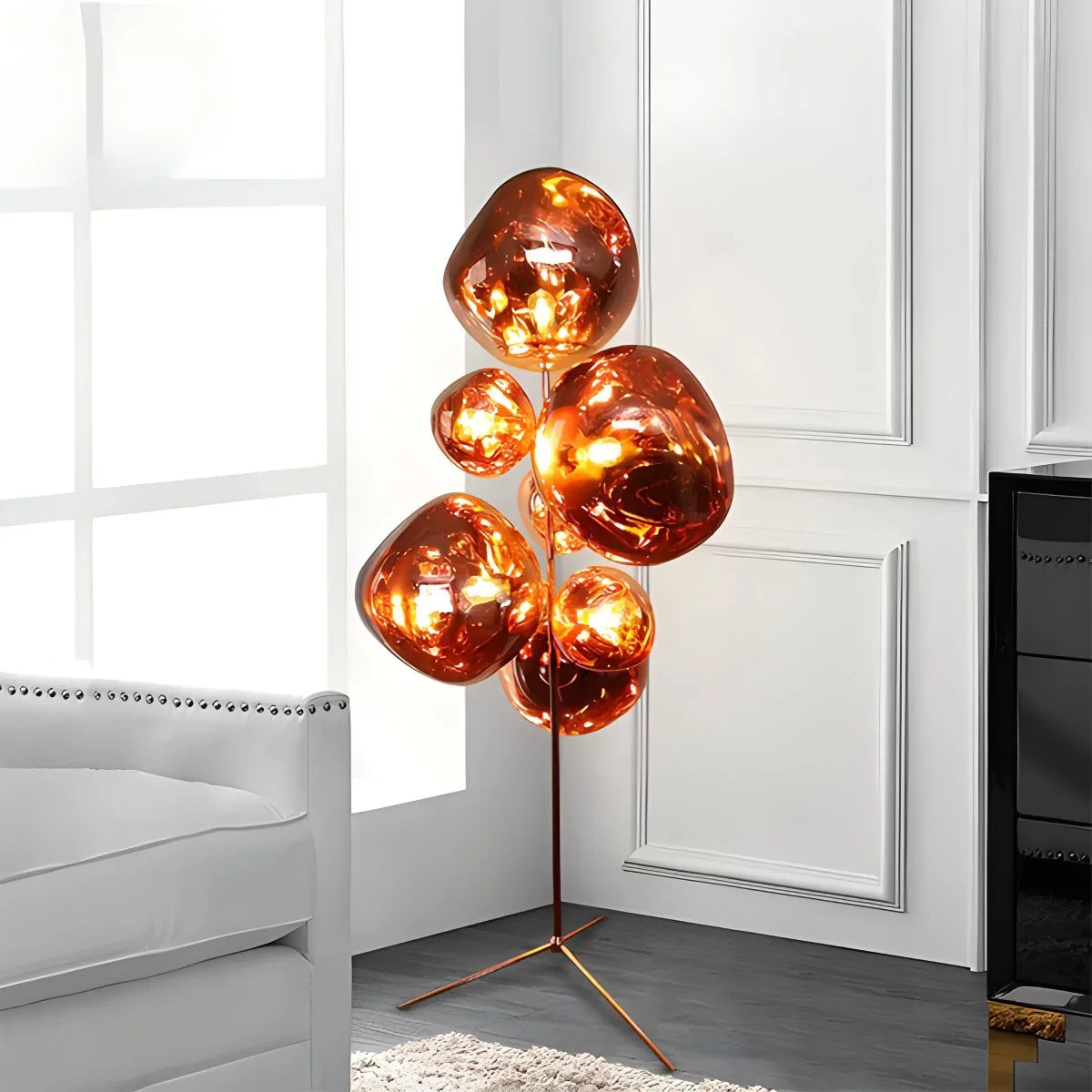 Feyran Multi-Light Melt Lava Floor Lamp