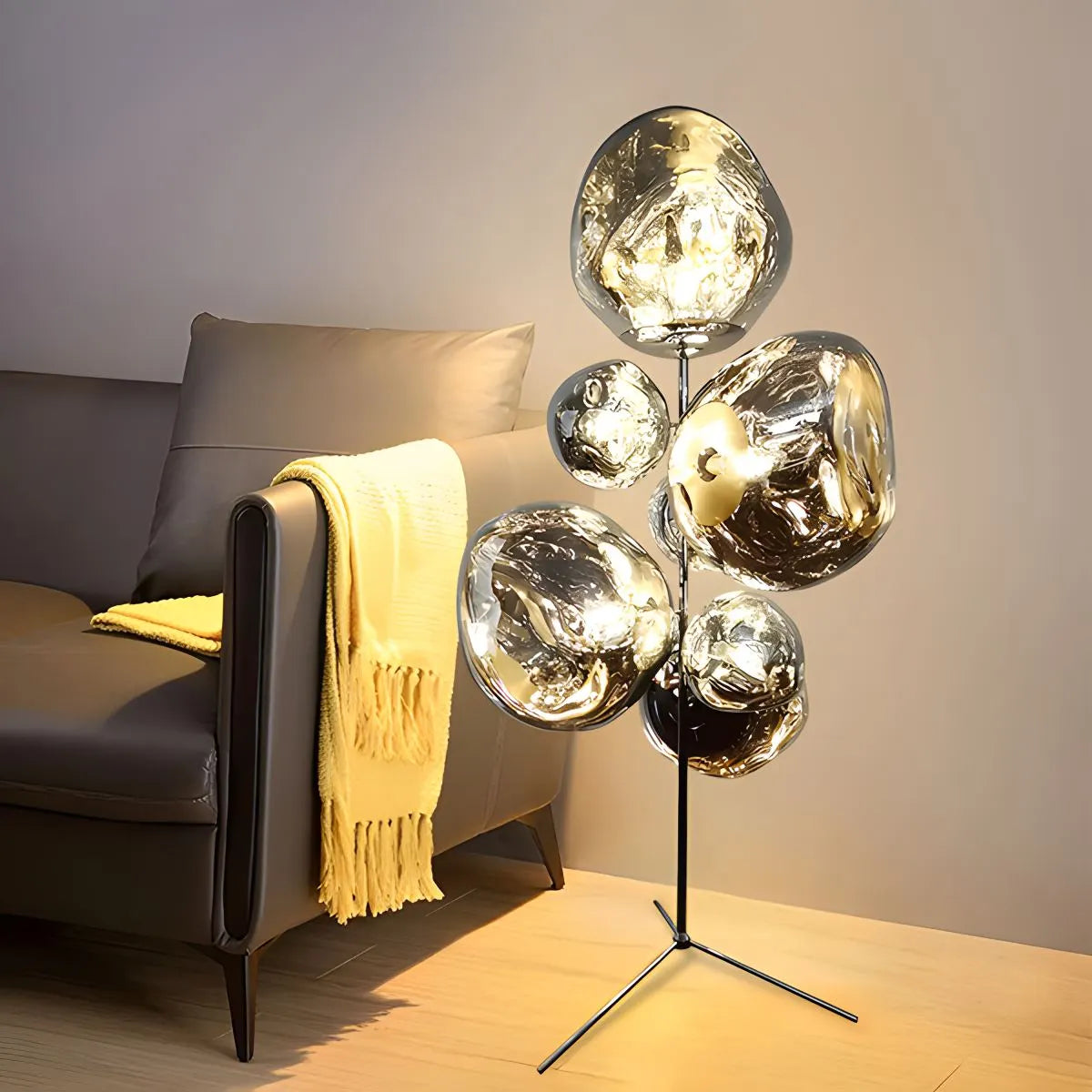 Feyran Multi-Light Melt Lava Floor Lamp