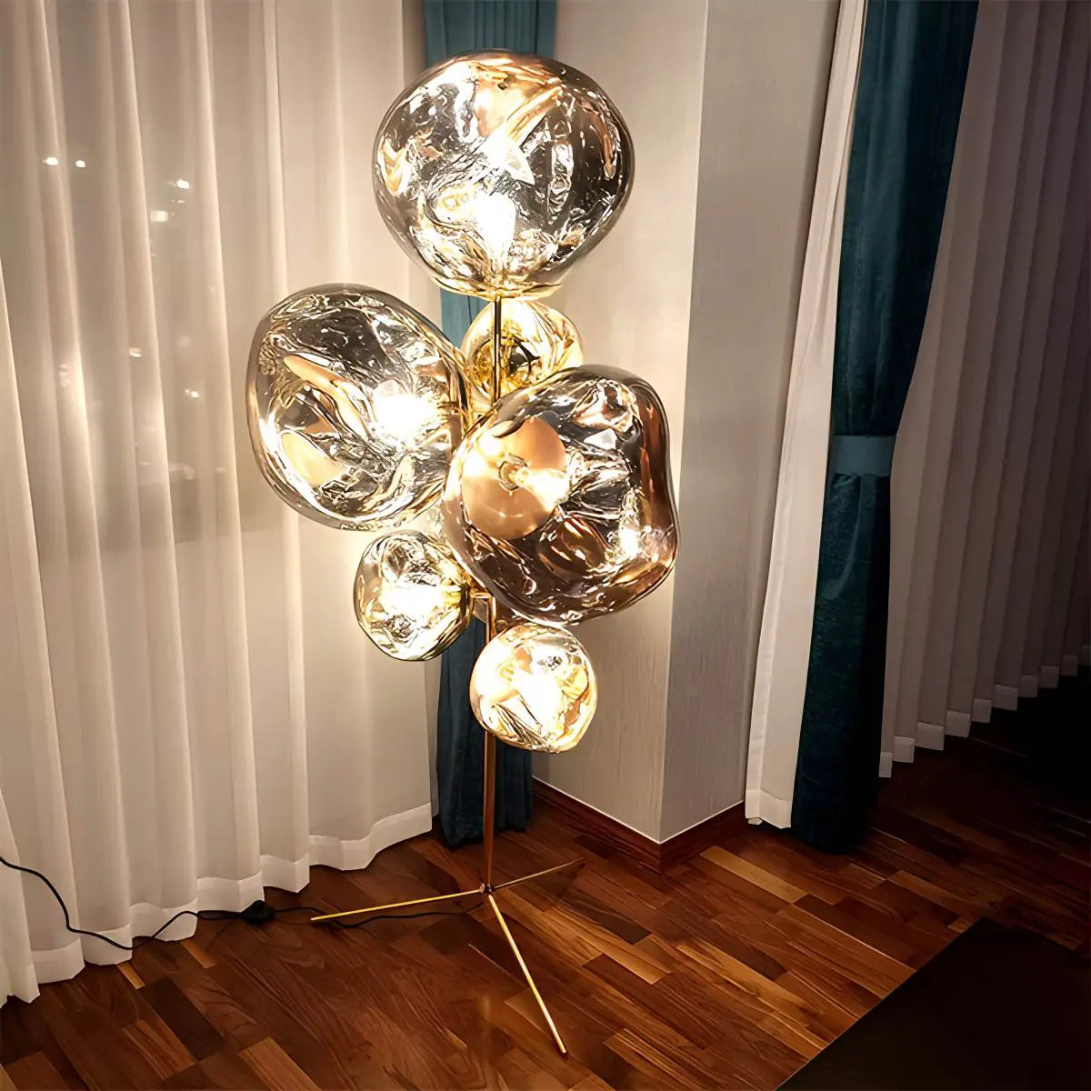 Feyran Multi-Light Melt Lava Floor Lamp