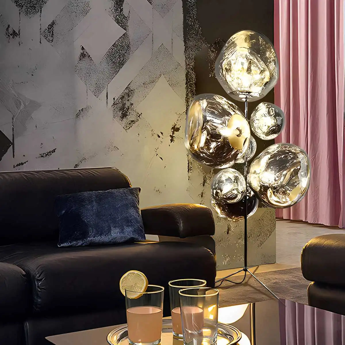 Feyran Multi-Light Melt Lava Floor Lamp