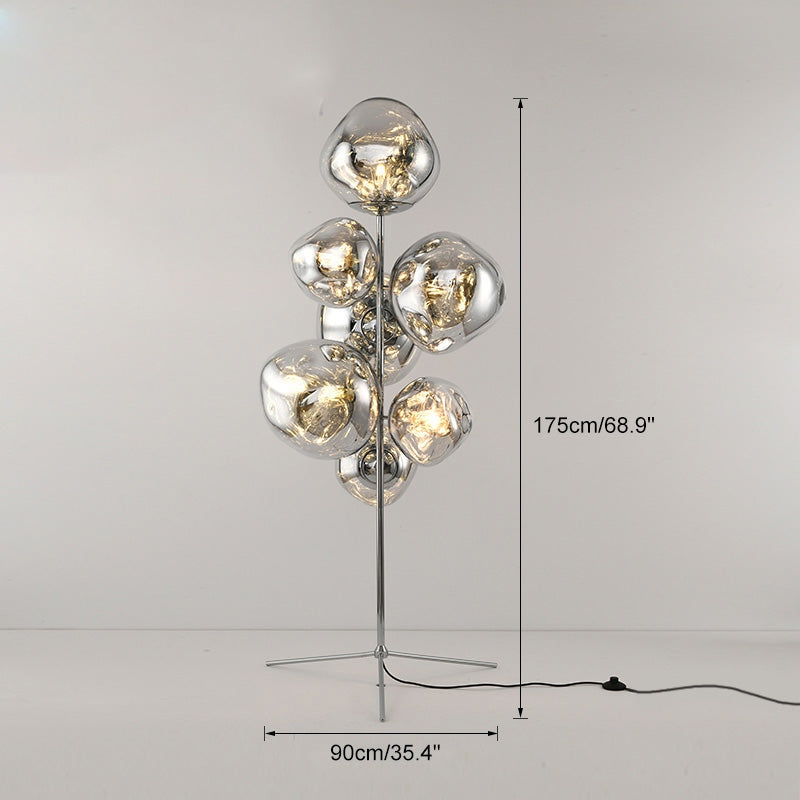 Feyran Multi-Light Melt Lava Floor Lamp