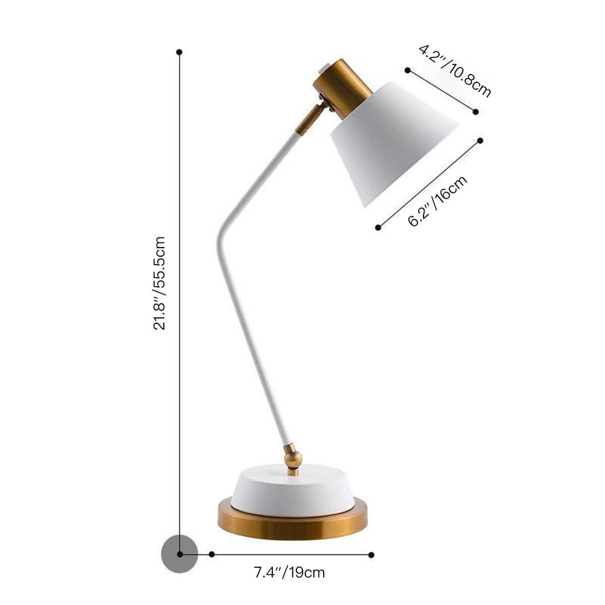 Nordic-modern-desk-lamp-hotel-bedroom-dimensions white| Feyran