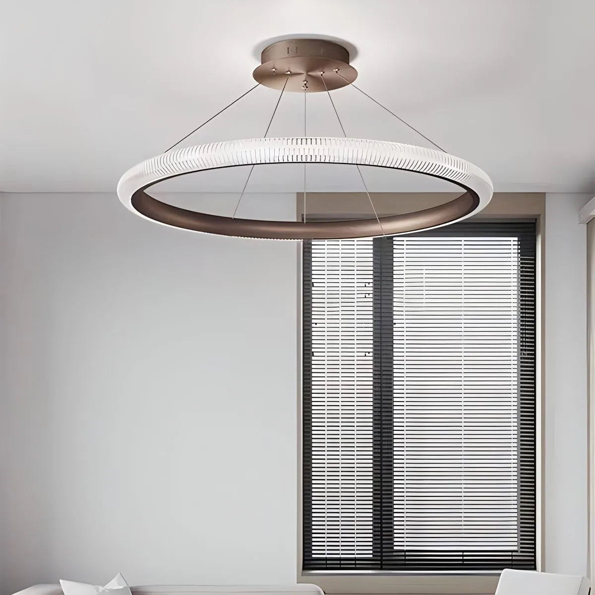 Feyran Nordic Circular Chandelier for Living Room