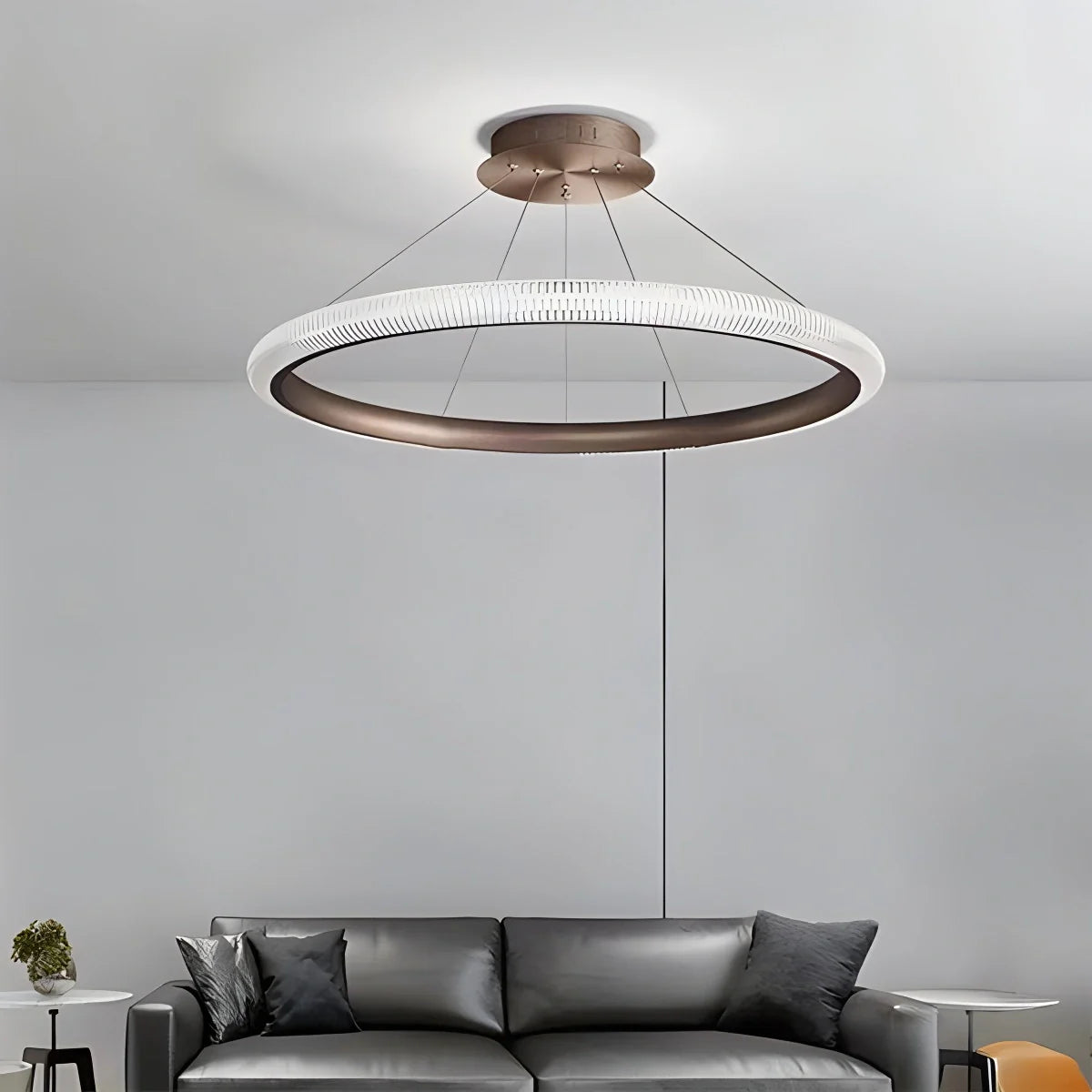 Feyran Nordic Circular Chandelier for Living Room