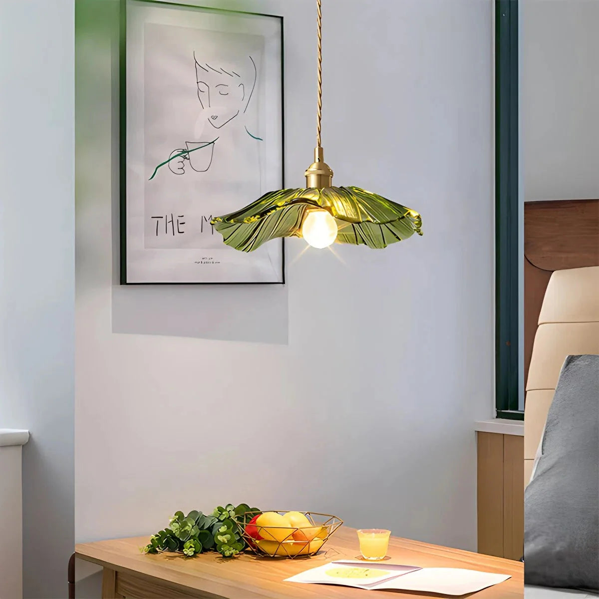 Feyran Nordic Japanese Glass Chandelier for Living Room