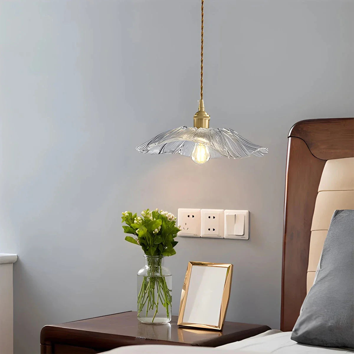 Feyran Nordic Japanese Glass Chandelier for Living Room