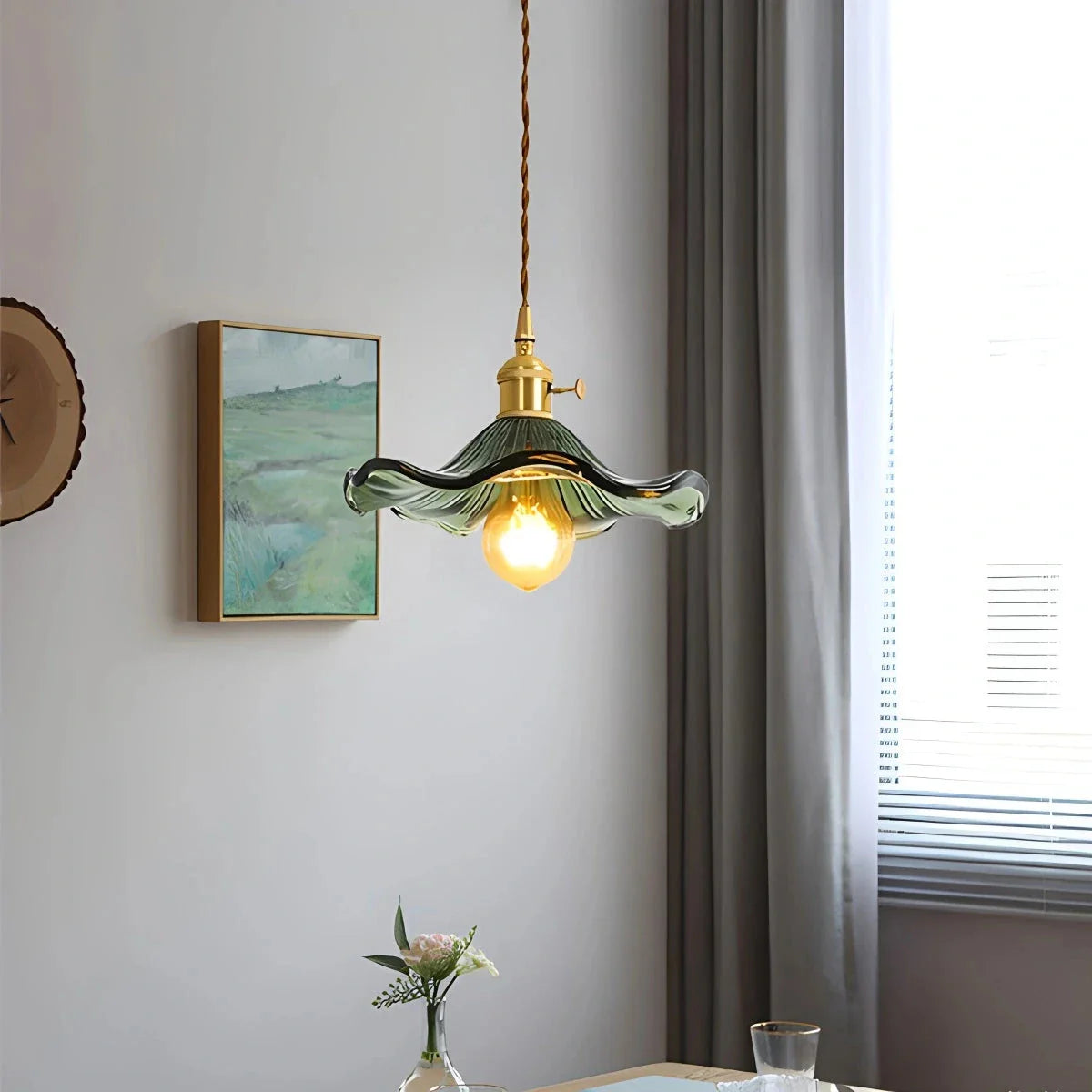 Feyran Nordic Japanese Glass Chandelier for Living Room