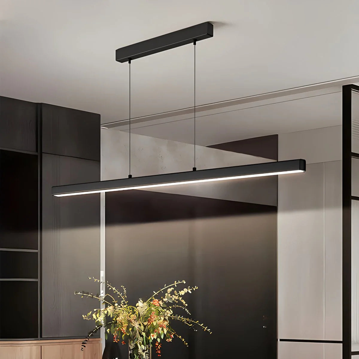 Feyran Nordic LED Linear Pendant Light for Kitchen Island