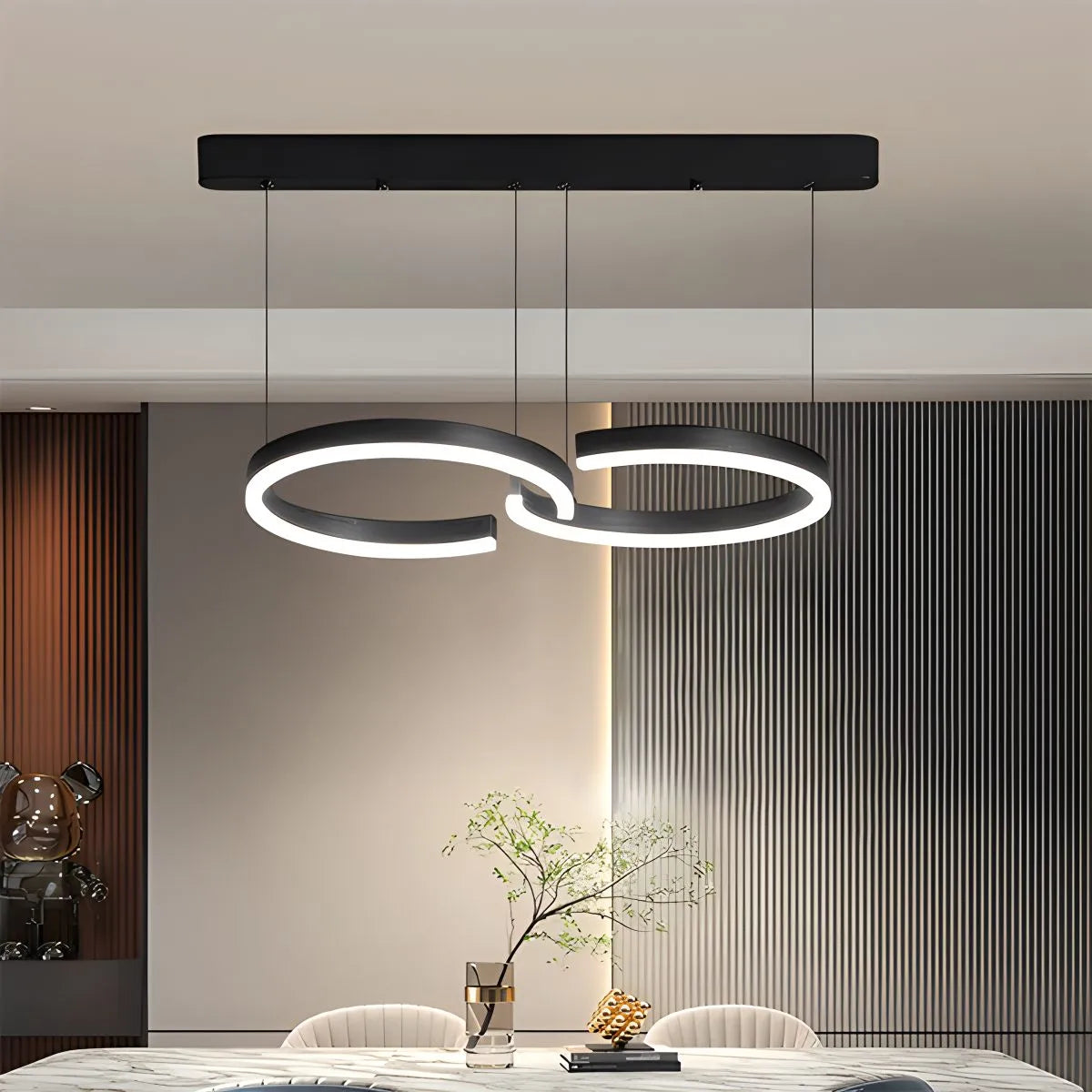 Feyran Nordic Light Luxury Double C Pendant Light