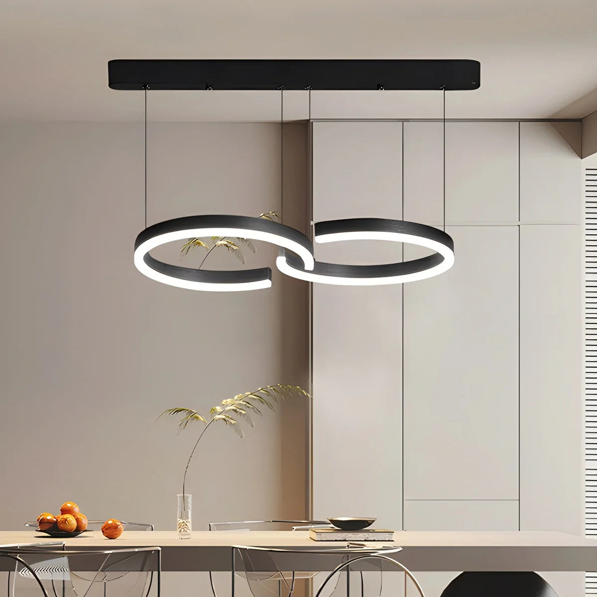 Feyran Nordic Light Luxury Double C Pendant Light
