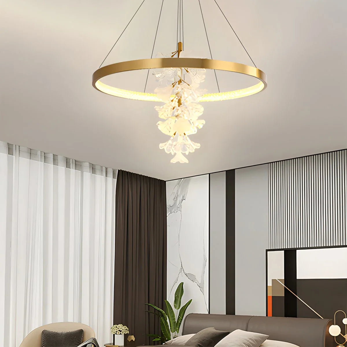 Feyran Nordic Light Luxury Ring Creative Chandelier