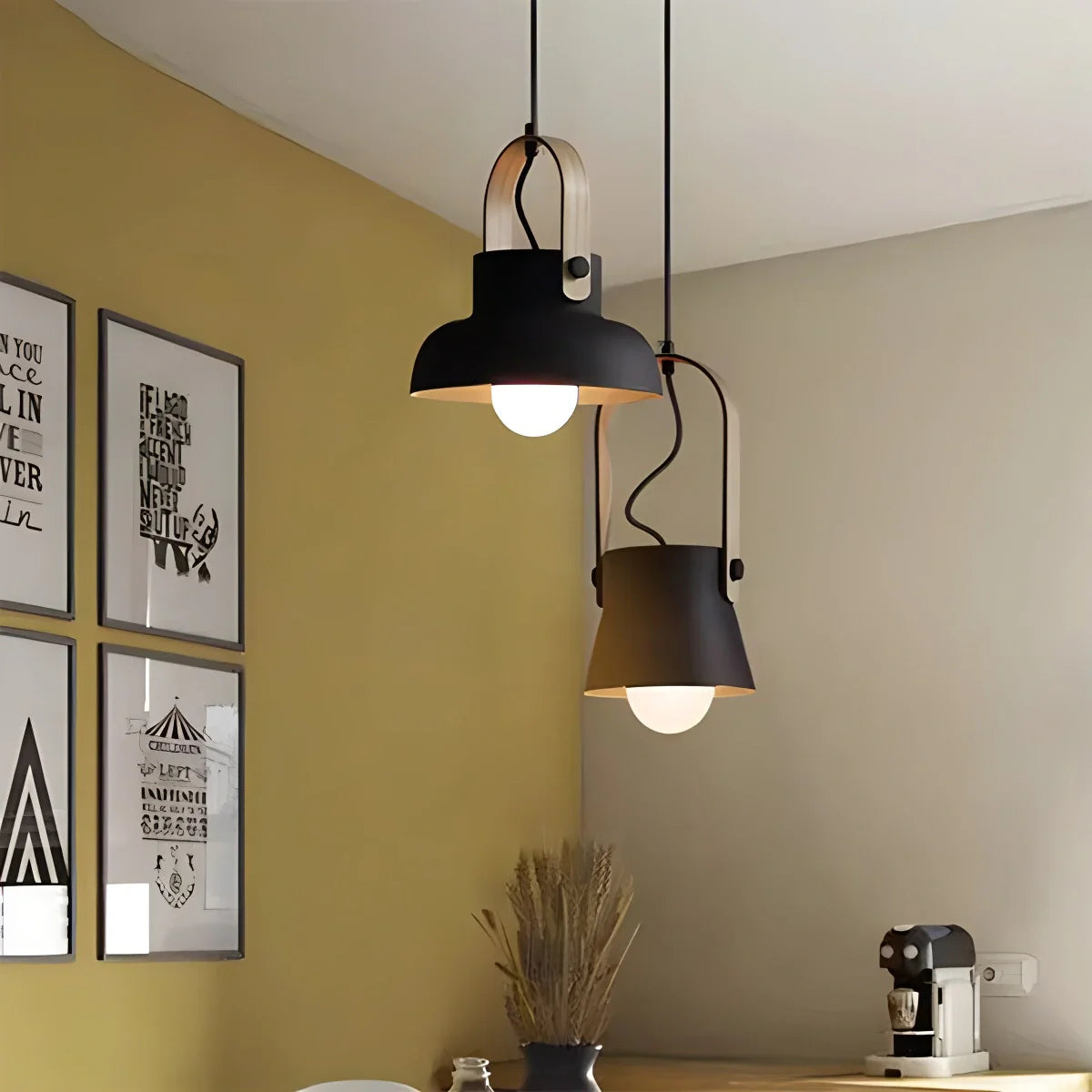 Feyran Nordic Macaron Pendant Light for Dining Room Kitchen