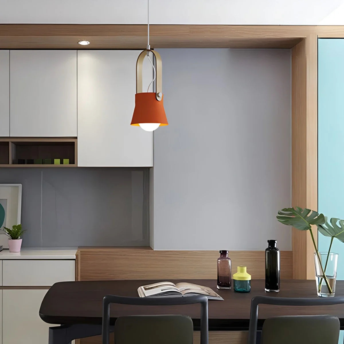 Feyran Nordic Macaron Pendant Light for Dining Room Kitchen