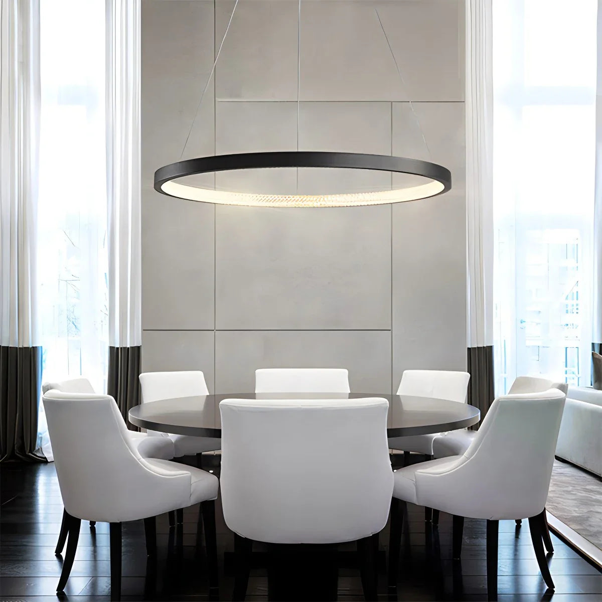 Feyran Nordic Simple Ring Ceiling Chandelier