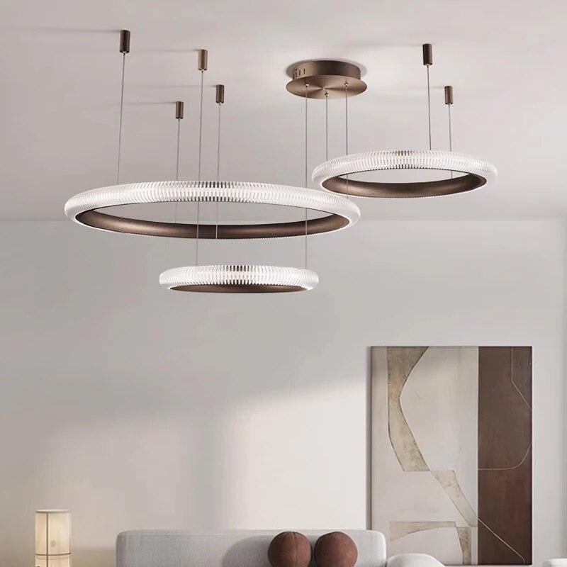 Feyran Nordic Circular Chandelier for Living Room