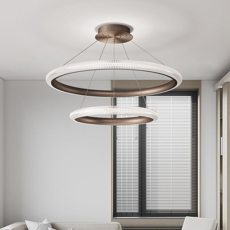 Feyran Nordic Circular Chandelier for Living Room