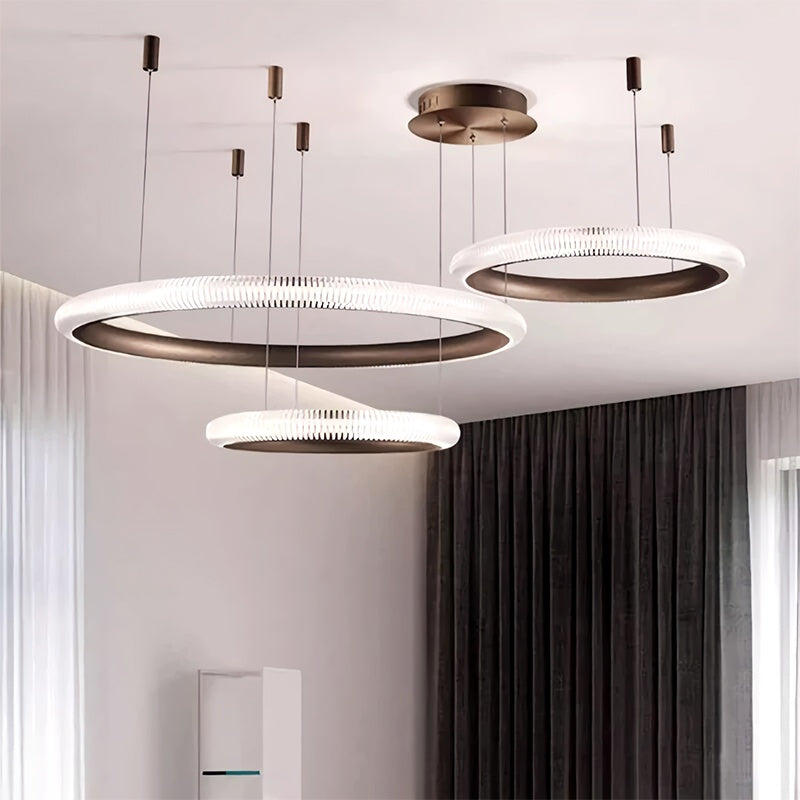 Feyran Nordic Circular Chandelier for Living Room