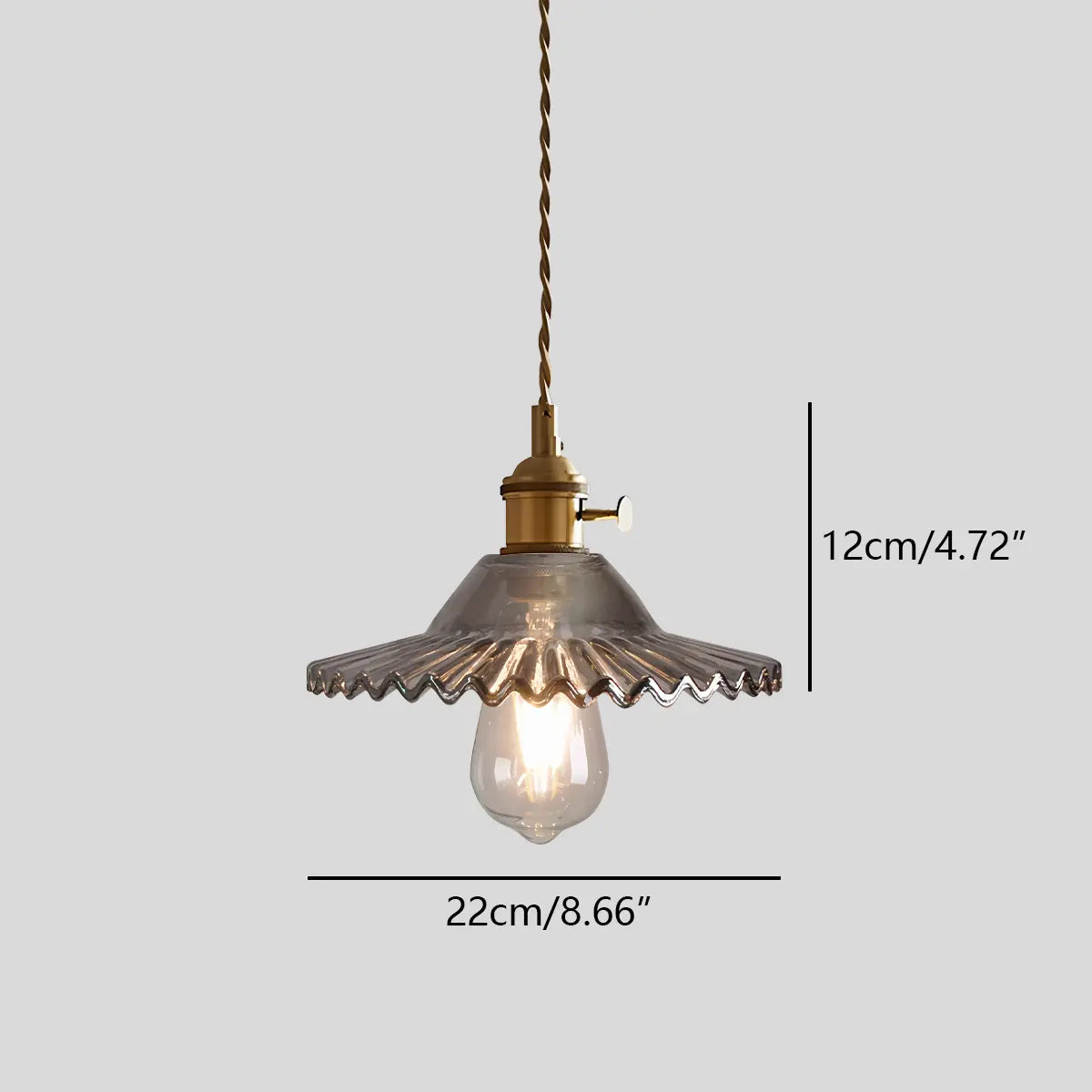Feyran Isabel Glass Pendant Light for Kitchen Island