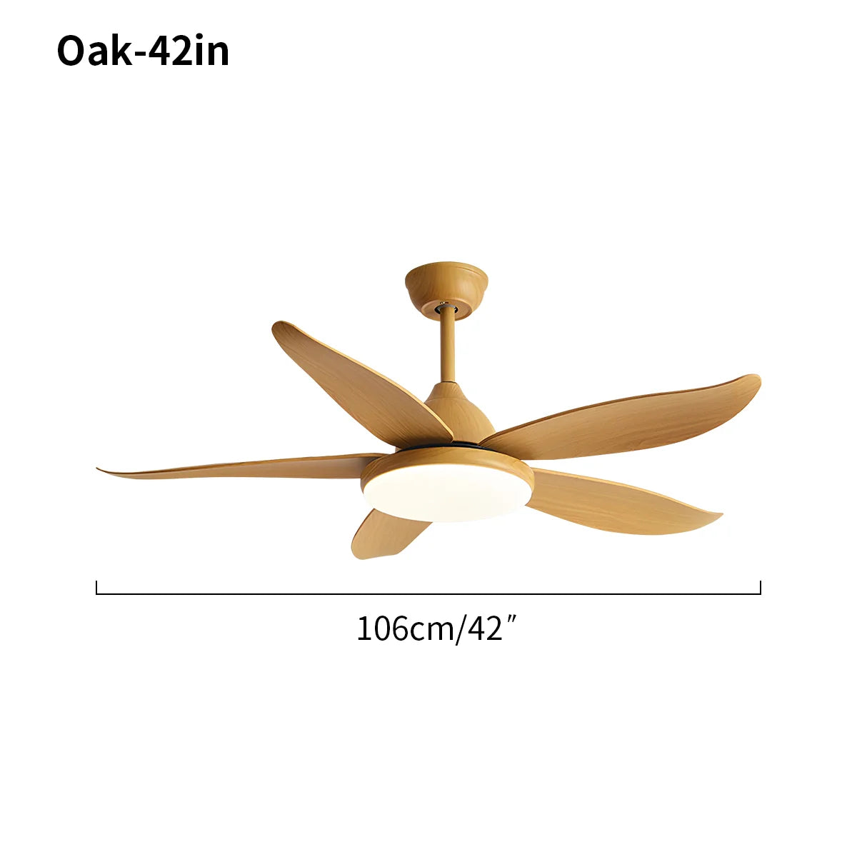 Feyran 5 Blade Contemporary Ceiling Fan Lamp