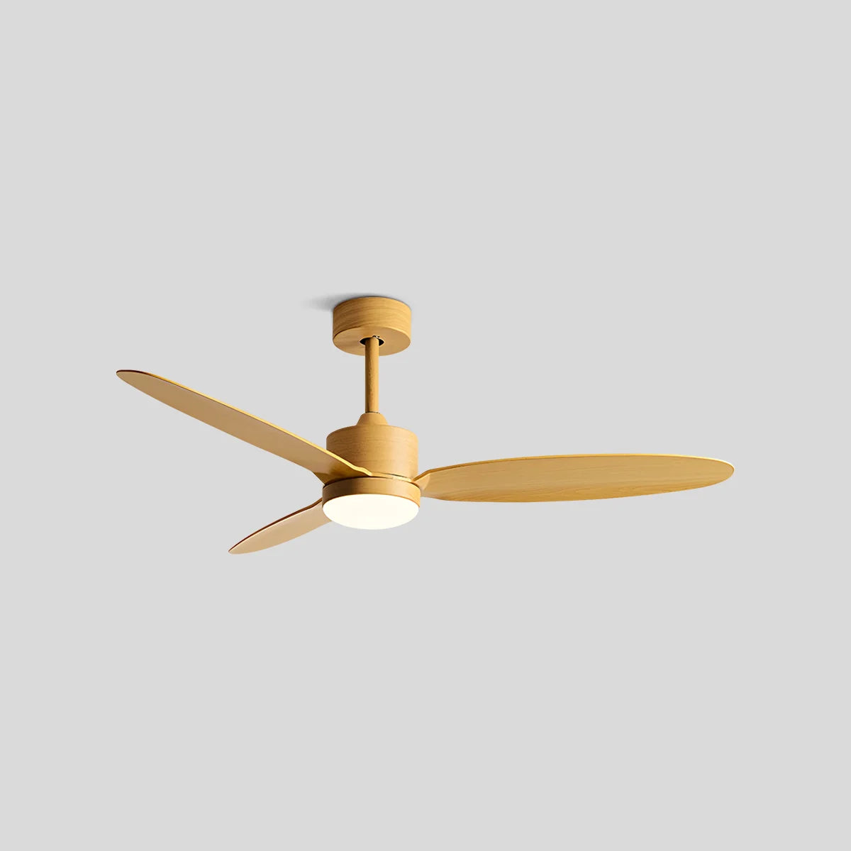 Feyran 3-Blade Ceiling Fan With Light for Bedroom