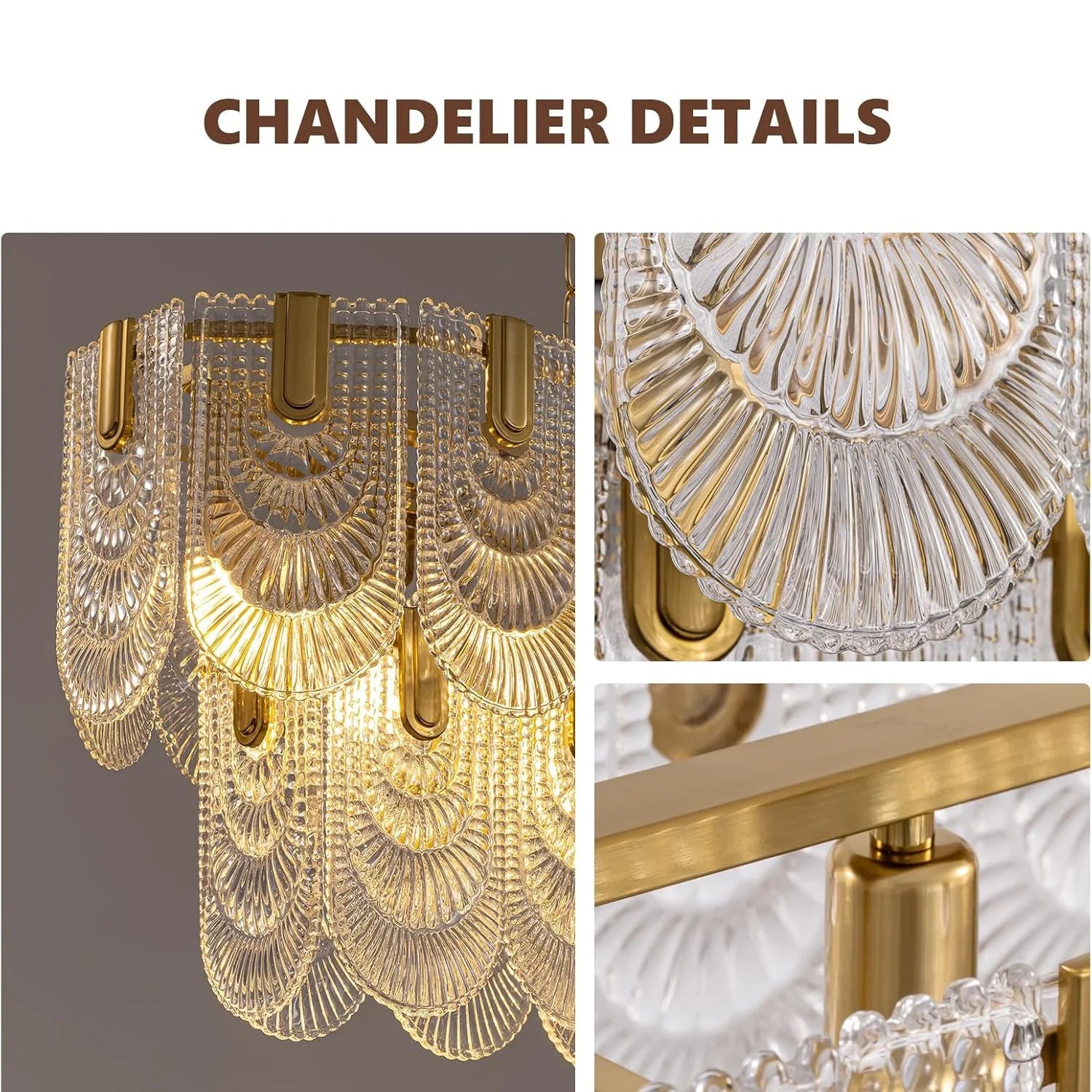 Opulent Rectangular Crystal Chandelier - Feyran