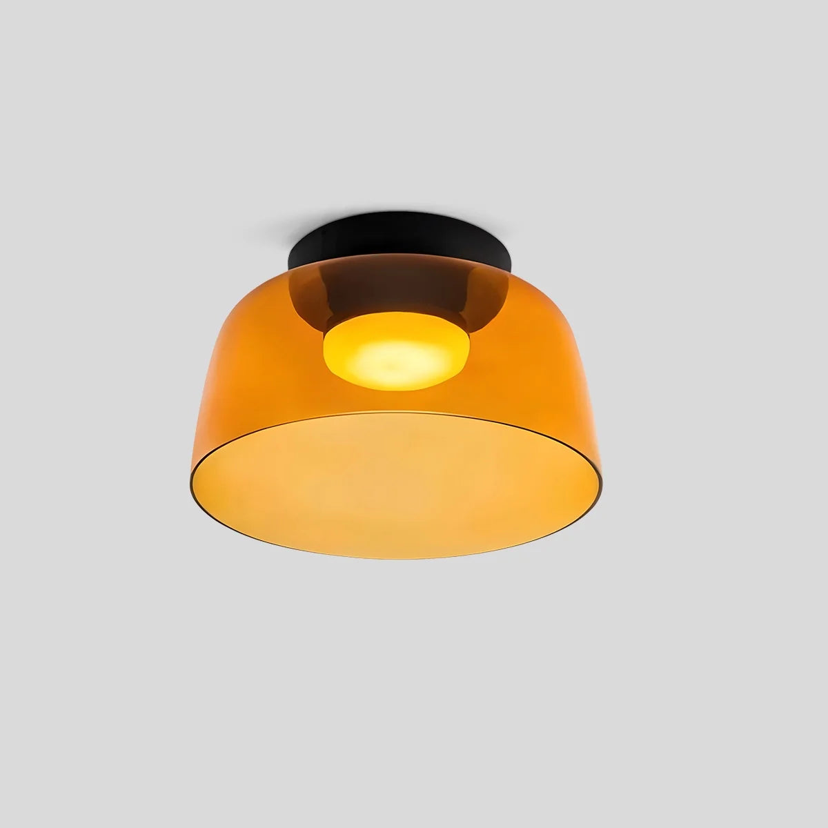 Feyran Colored Glass Ceiling Light for Bedroom