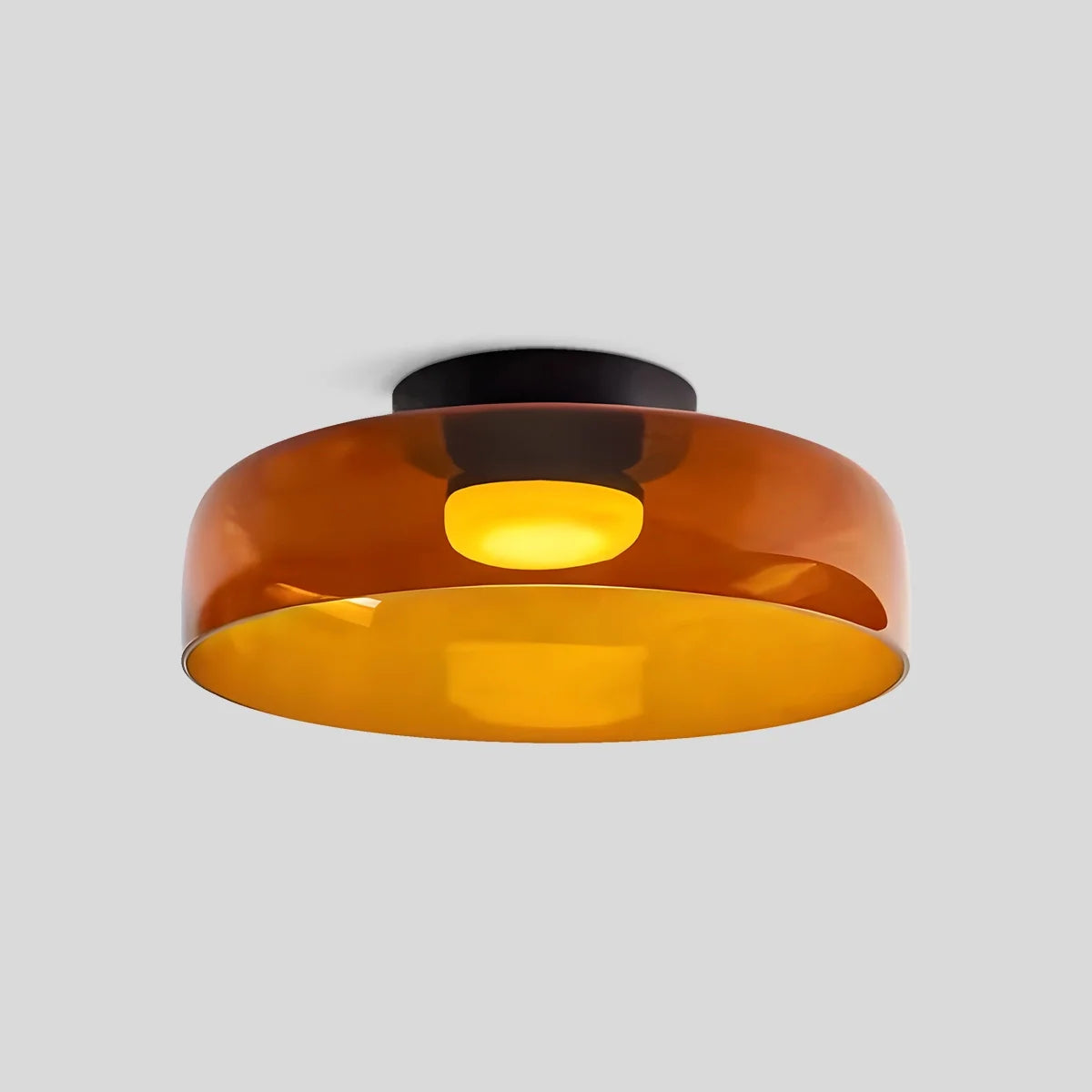 Feyran Colored Glass Ceiling Light for Bedroom