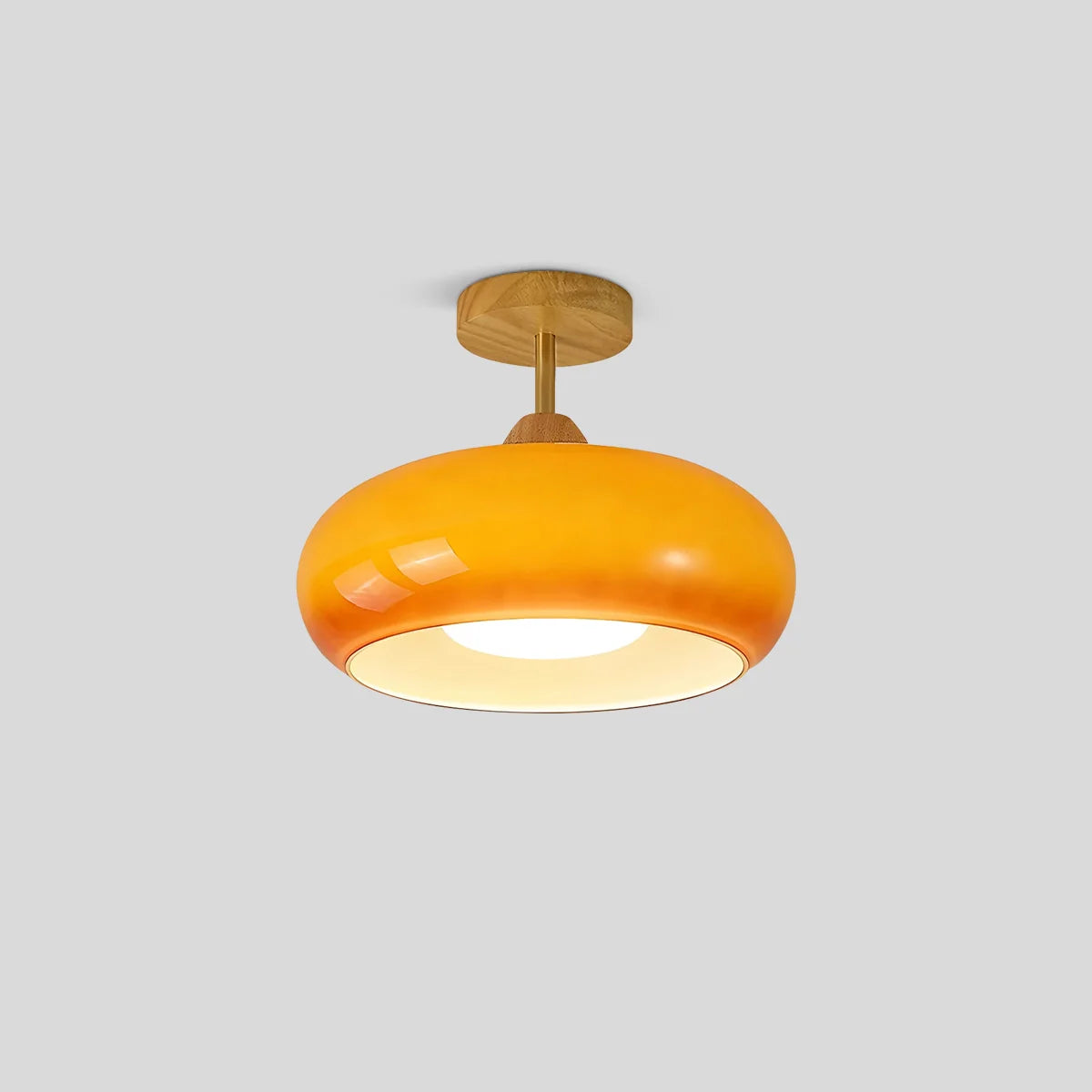 Feyran Plafonnier Retro Glass Ceiling Lamp
