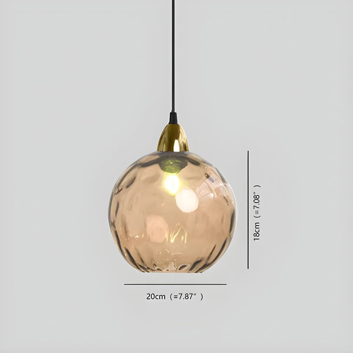 Feyran Colorful Glass Ball Pendant Light for Living Room