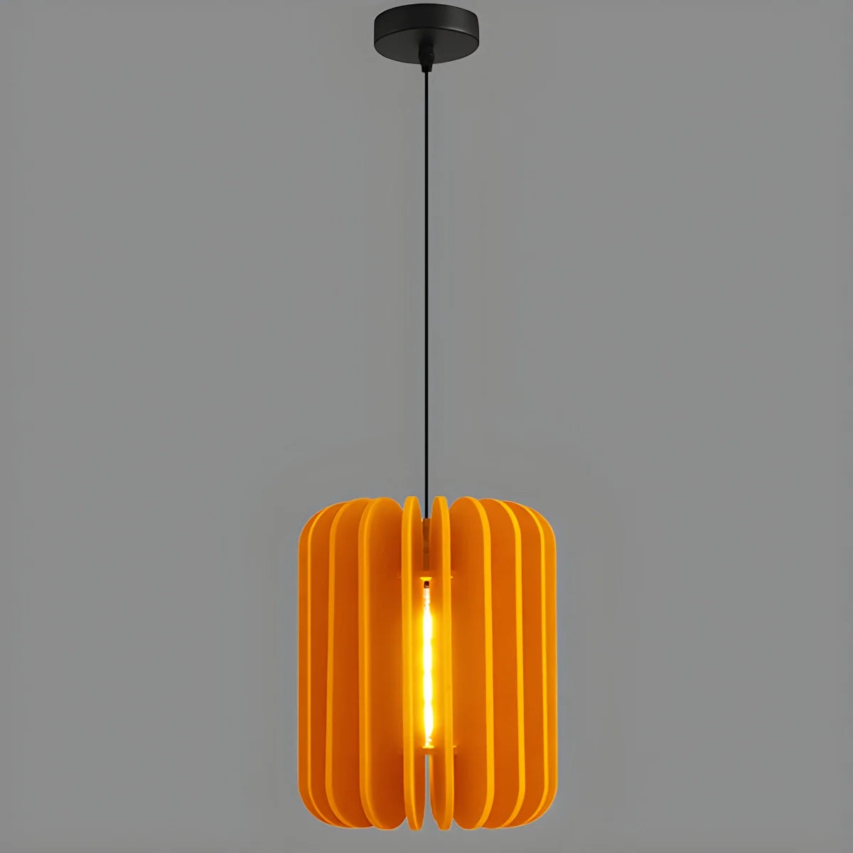 Feyran Pumpkin Slice Acoustic Pendant Light