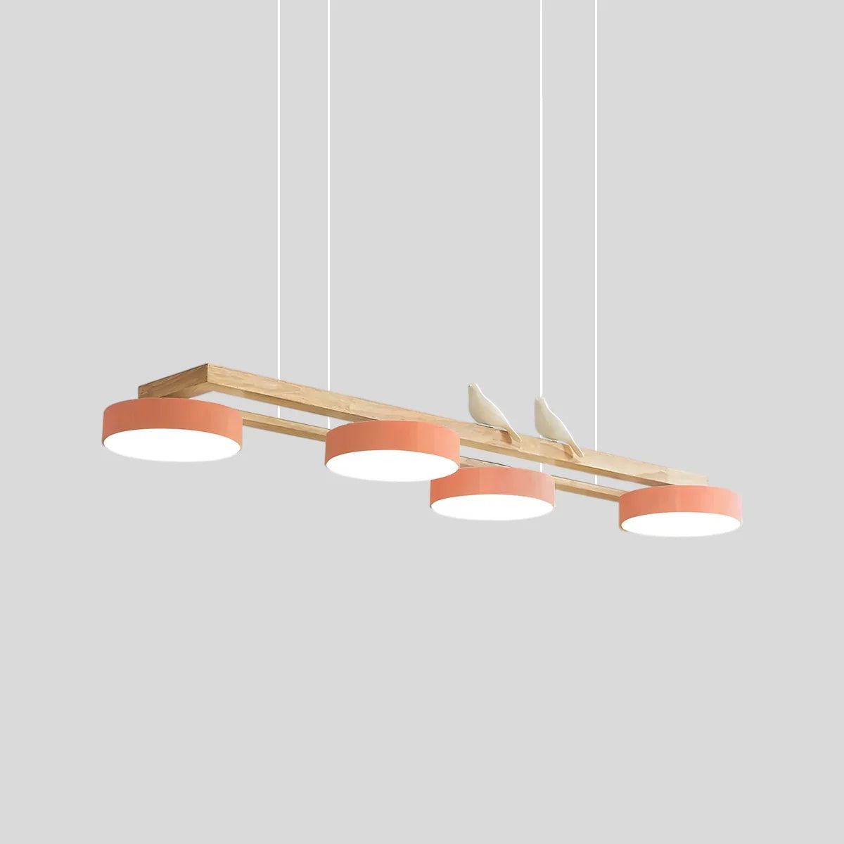 Feyran Sienna Bird Long Chandelier for Dining Room