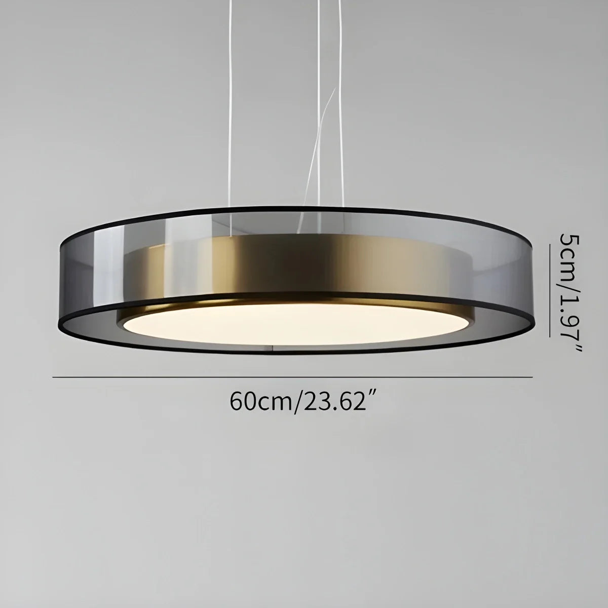 Feyran Simple Round LED Copper Pendant Light Ceiling Lamp