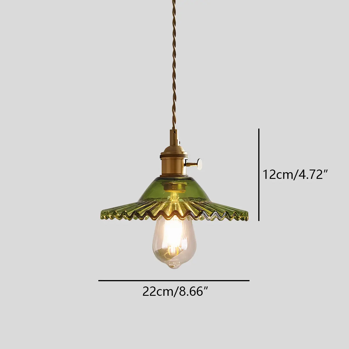 Feyran Isabel Glass Pendant Light for Kitchen Island