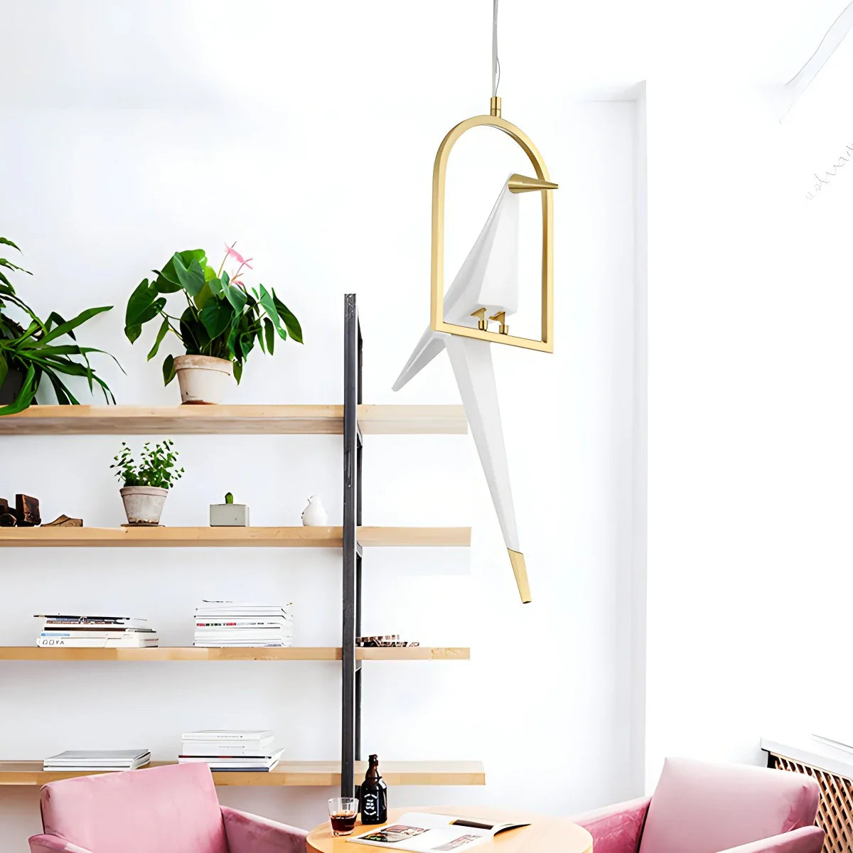 Feyran Paper Crane Bird Chandelier for Dining Room