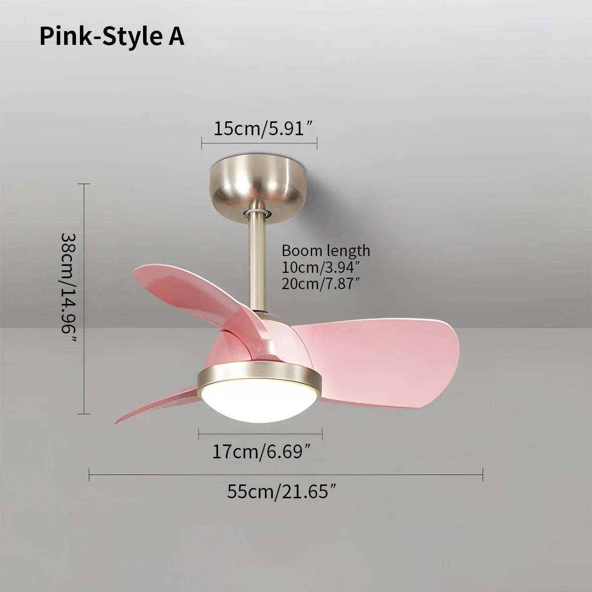 Feyran Simple Ceiling Fan Light for Children's Room