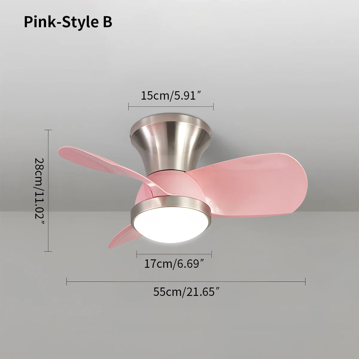 Feyran Simple Ceiling Fan Light for Children's Room