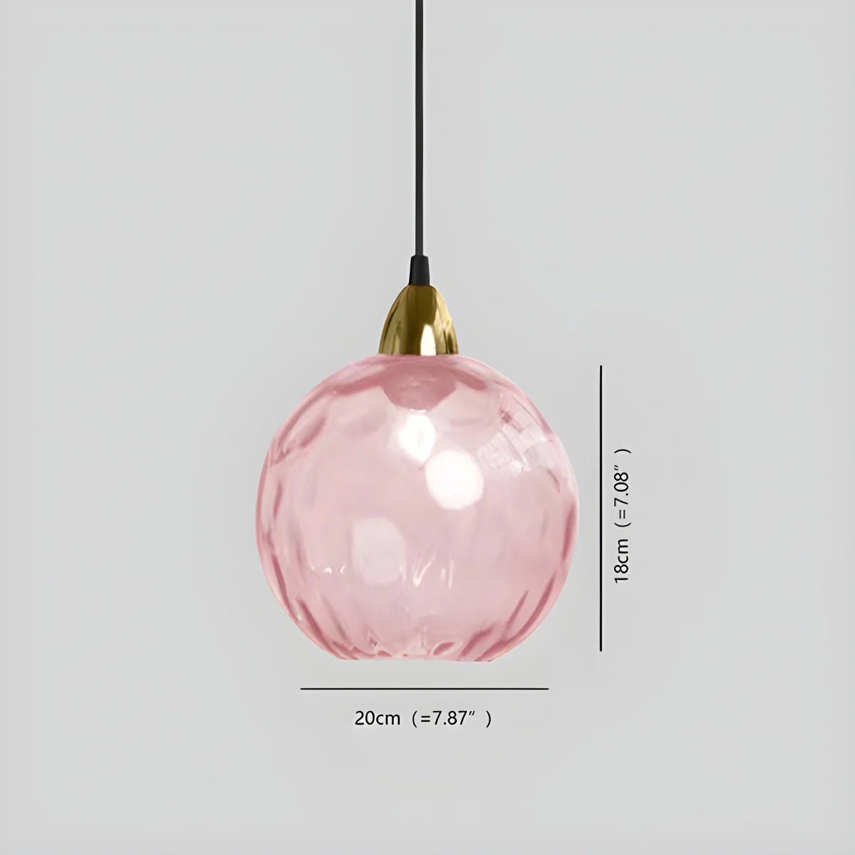 Feyran Colorful Glass Ball Pendant Light for Living Room