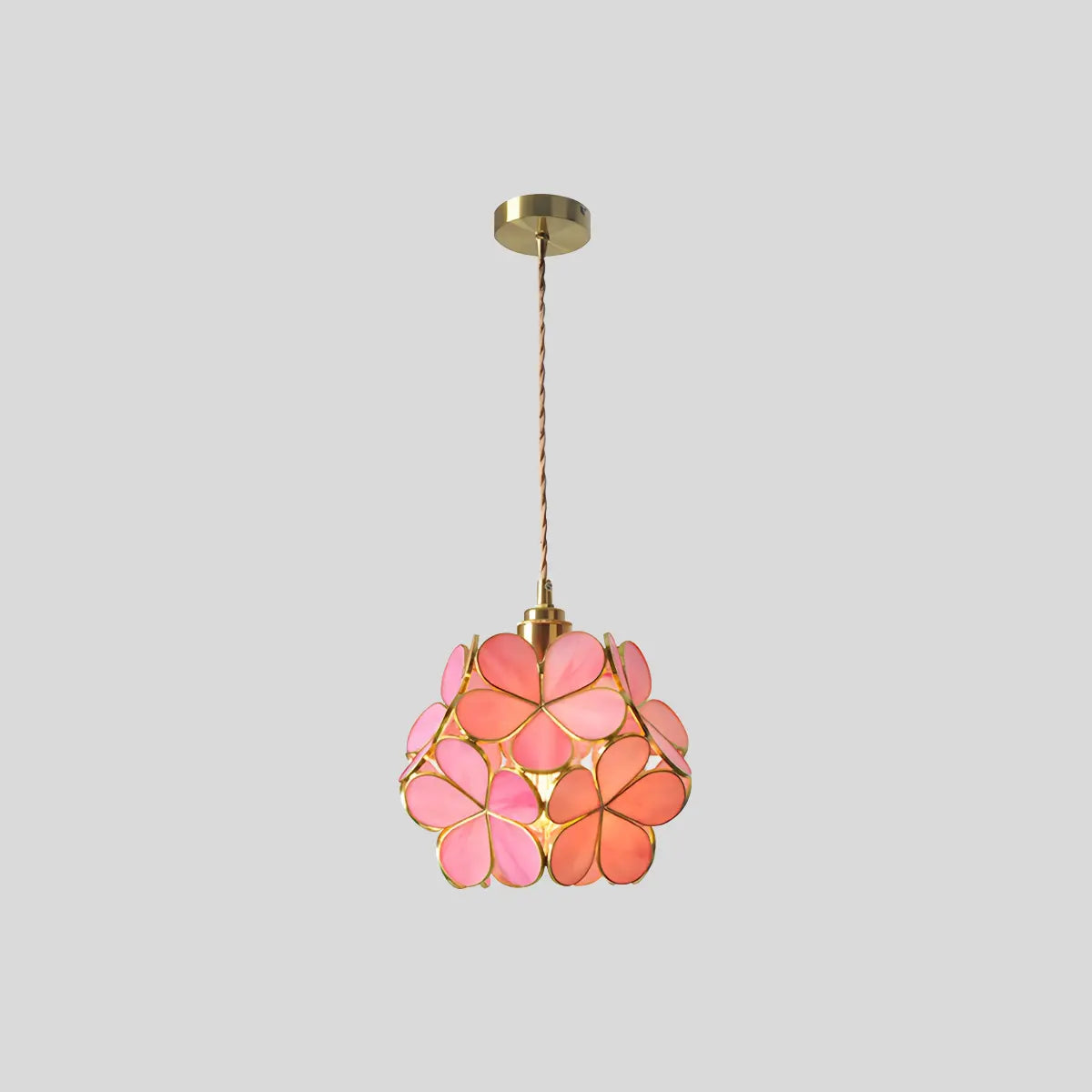Feyran Cherry Blossom Stained Glass Pendant Light