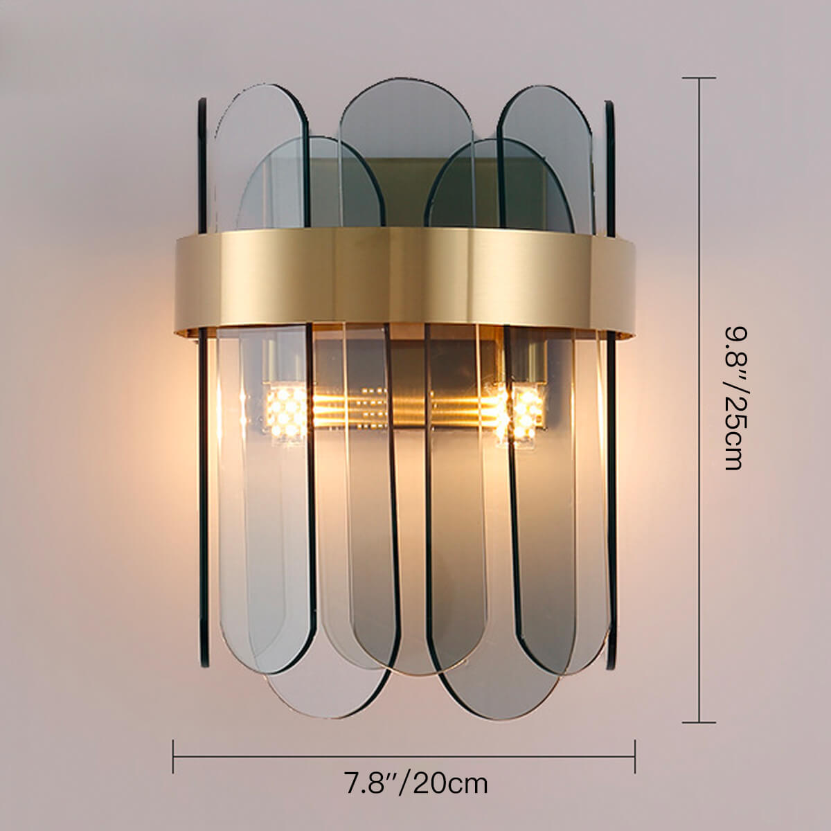 Postmodern-Nordic-bedside-crystal-wall-lamp-dimensions1 | Feyran