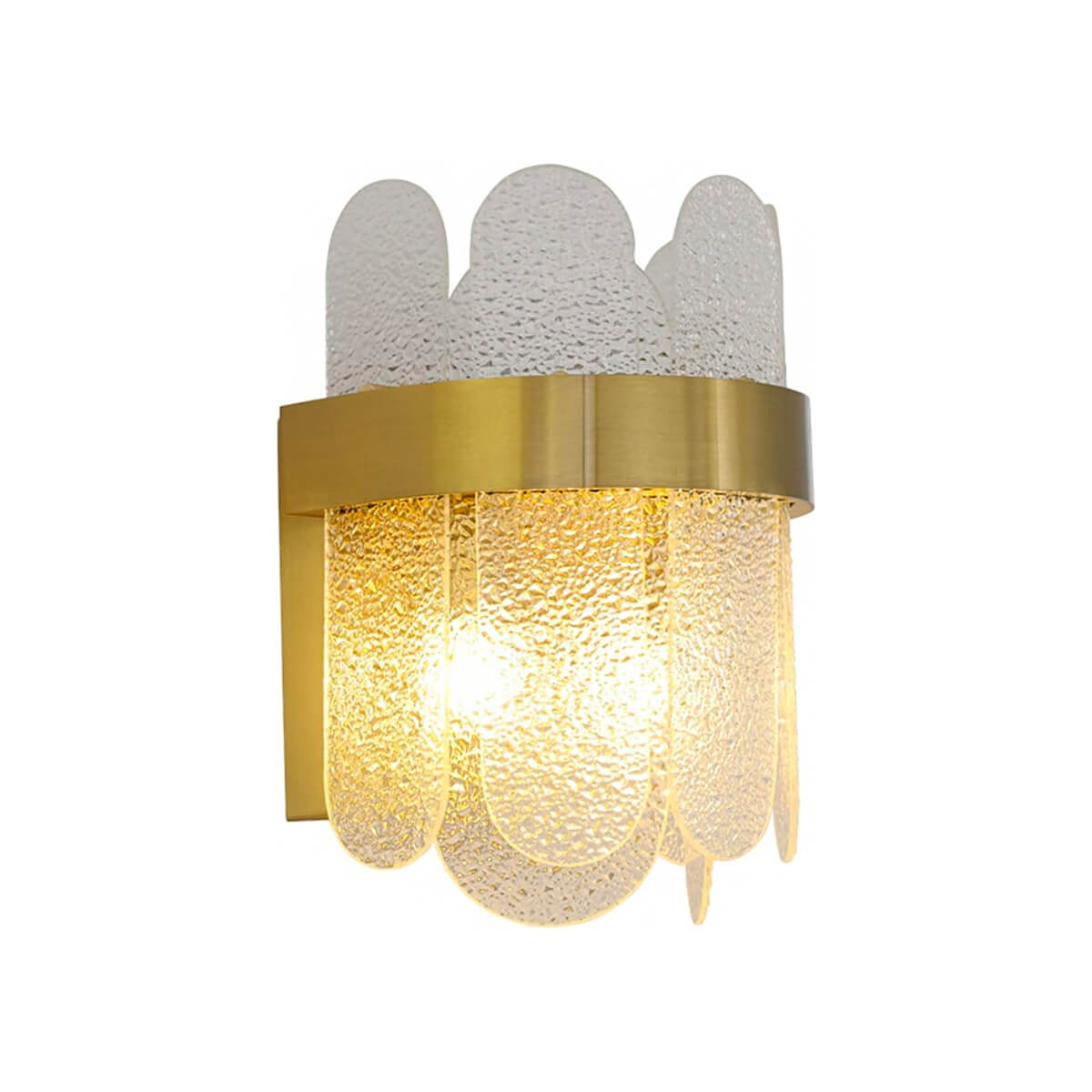 Postmodern-Nordic-bedside-crystal-wall-lamp-front-view-white1 | Feyran