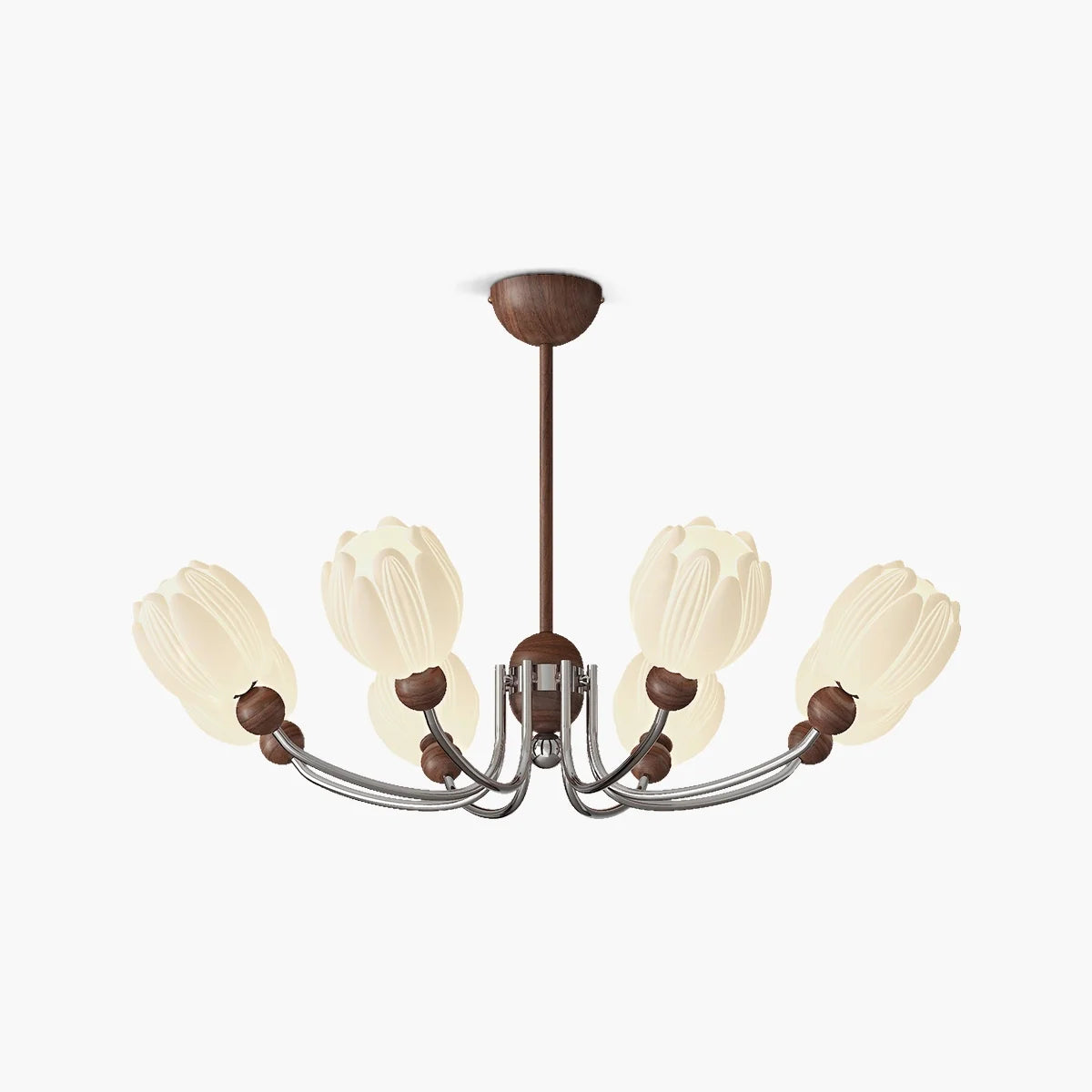 Feyran French Retro Flower Chandelier for Living Room