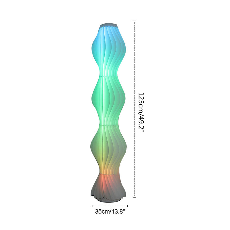 Feyran Wave Column Floor Lamp for Living Room Bedroom