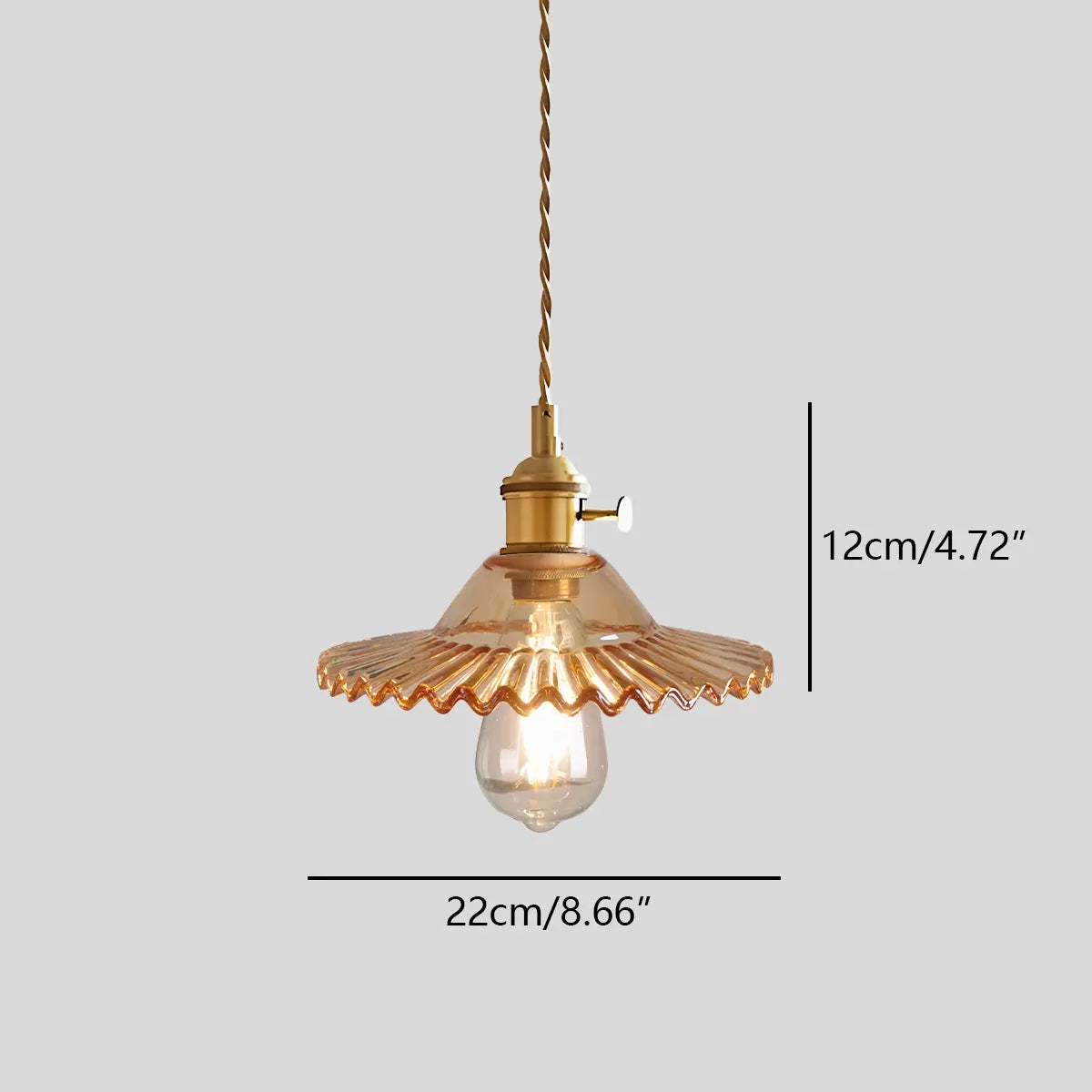 Feyran Isabel Glass Pendant Light for Kitchen Island