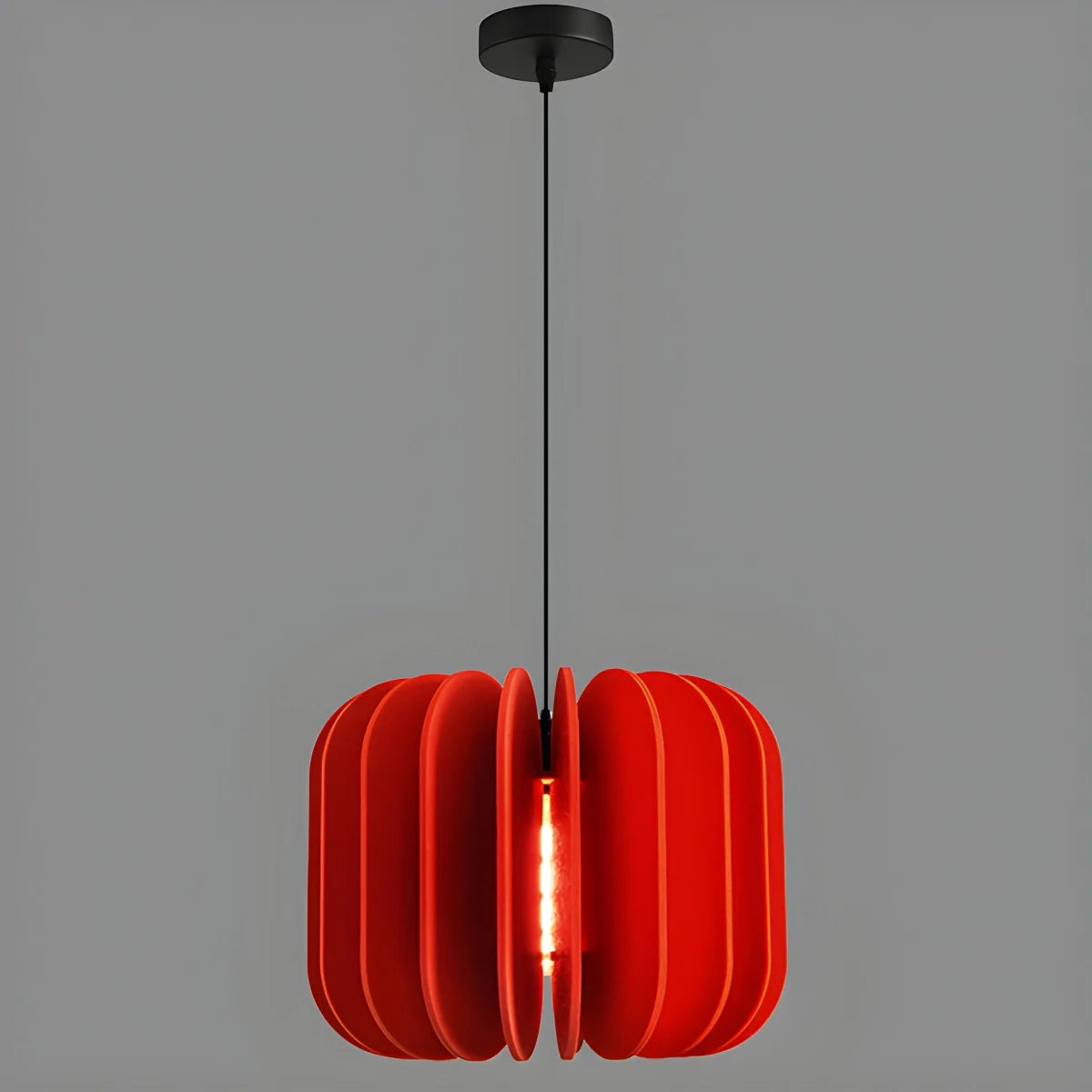 Feyran Pumpkin Slice Acoustic Pendant Light