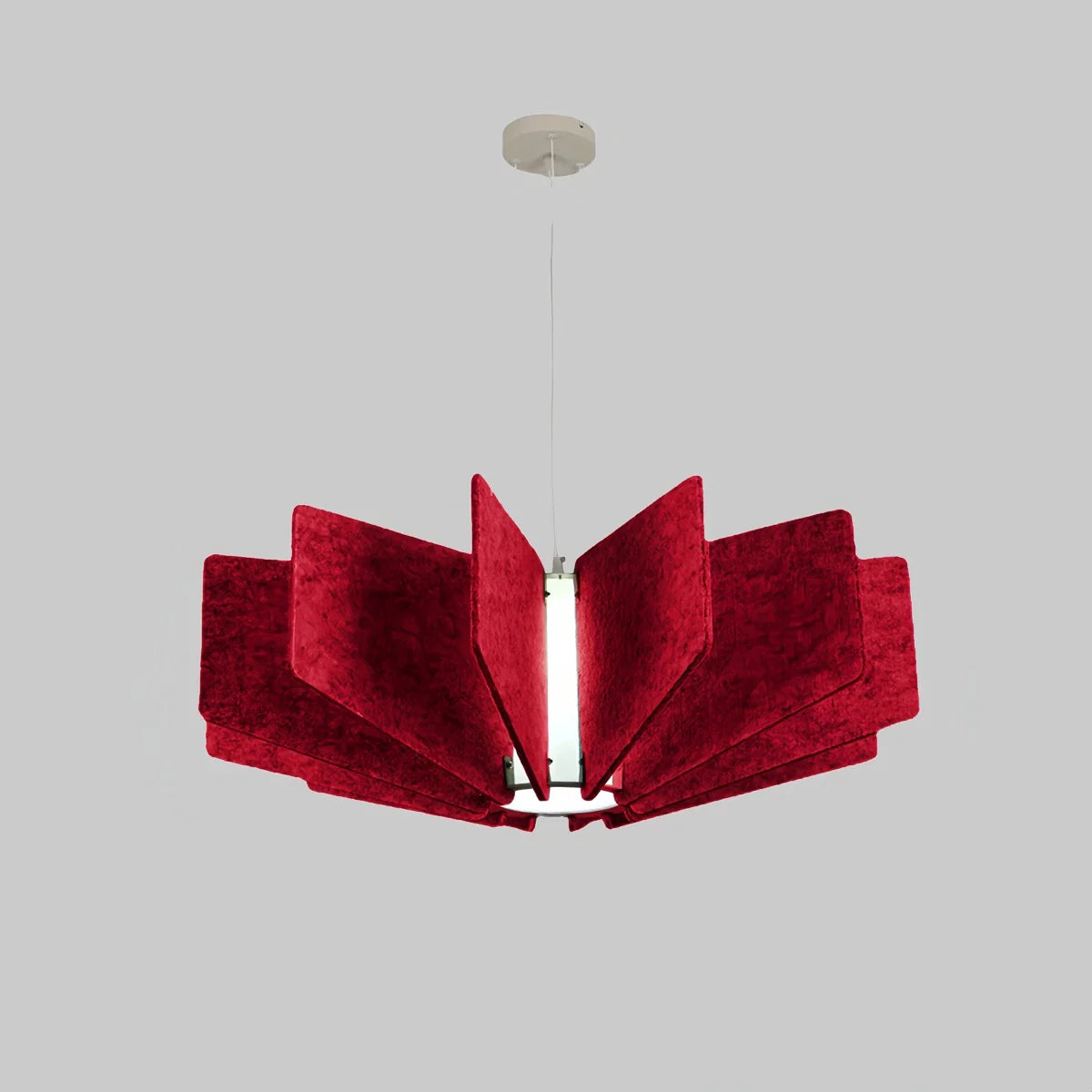 Feyran Wing Panel Acoustic Pendant Light for Living Room
