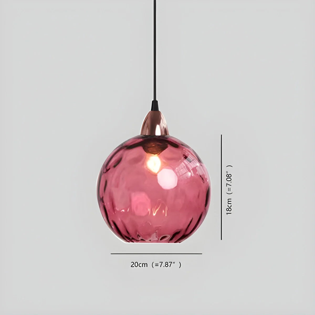 Feyran Colorful Glass Ball Pendant Light for Living Room