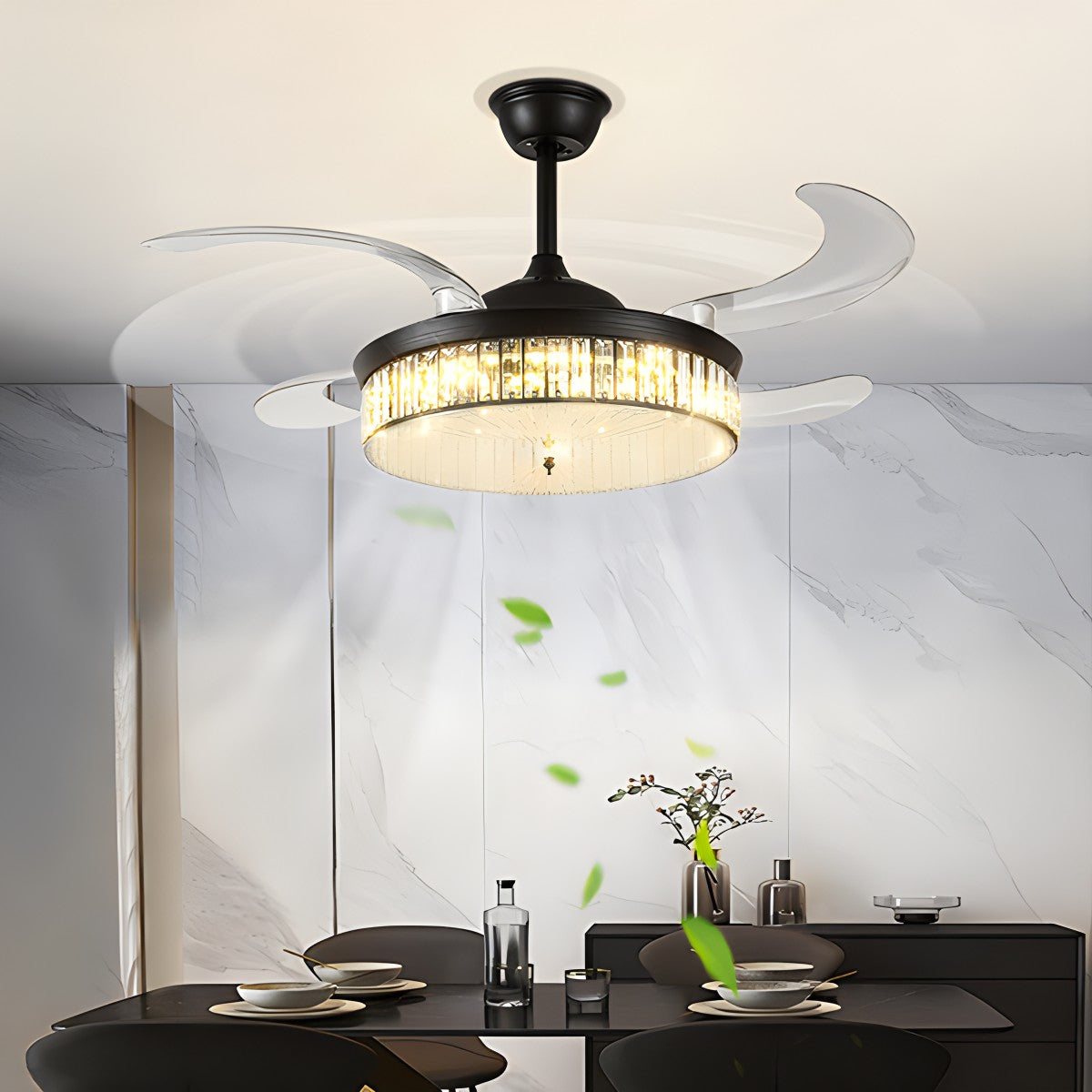 Feyran Remote Hugger Ceiling Fan Light